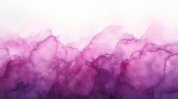 Beautiful watercolor landscape with soft purple hues, creating a dreamy and artistic background for various projects. photo