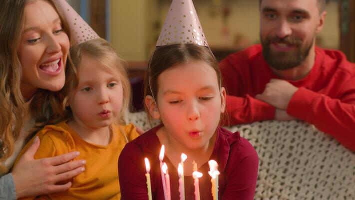 4th Birthday Stock Video Footage for Free Download