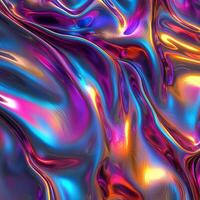 Vibrant swirling colors in a smooth, glossy texture, perfect for abstract designs. photo