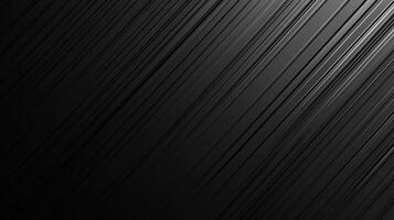 Abstract black texture with diagonal lines, perfect for background design. photo