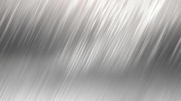 Abstract silver texture with a brushed effect, perfect for backgrounds or overlays. photo
