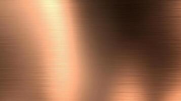 Abstract copper metal texture with a smooth brushed surface. photo