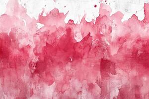Beautiful red watercolor background with soft textures, perfect for design projects and creative use. photo