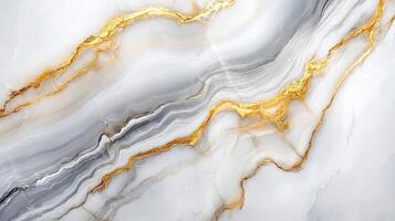Elegant marble texture with golden veins, perfect for luxury backgrounds and designs. photo