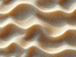 Textured sand pattern with natural waves, creating an organic, flowing appearance. photo