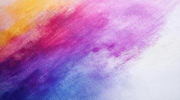 Vibrant watercolor abstract background with flowing gradients in pink, purple, and yellow. photo