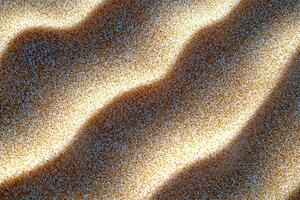 Close-up view of textured sand, showcasing the beautiful patterns created by natural elements. photo