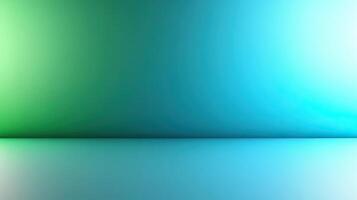 Colorful abstract background with gradient hues of green and blue, suitable for creative designs. photo