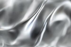 Elegant silver liquid metal texture - Luxurious molten chrome background with smooth reflective surface, perfect for premium design projects like luxury branding, wedding invitations, product mockups photo