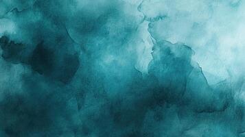 Misty forest watercolor landscape photo