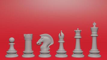 3d pawn in chess with different different background photo