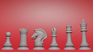 3d pawn in chess with different different background photo