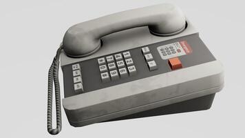 office telephone with different different background photo