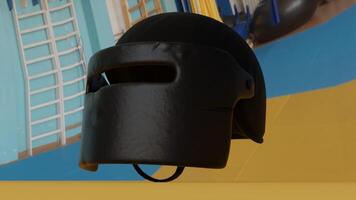 Black Helmet with different different angle view 4k photos
