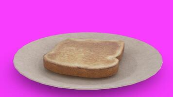 bread on plate with different different backgrounds 4k photos