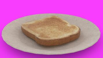 bread on plate with different different backgrounds 4k photos