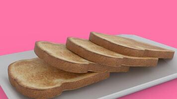 bread on plate with different different backgrounds 4k photos