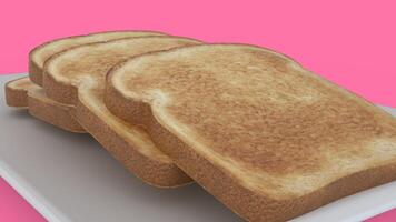 bread on plate with different different backgrounds 4k photos