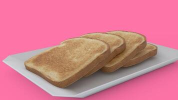 bread on plate with different different backgrounds 4k photos