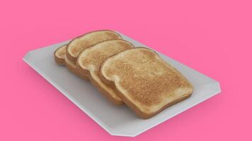 bread on plate with different different backgrounds 4k photos