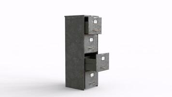 file cabinet and doors with white background photo