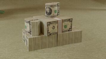money stack with different different angle view 4k photos