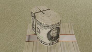 money stack with different different angle view 4k photos