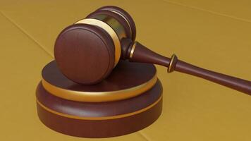 wooden gavel with different different angle view photo