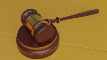 wooden gavel with different different angle view photo