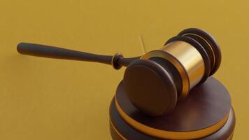 wooden gavel with different different angle view photo