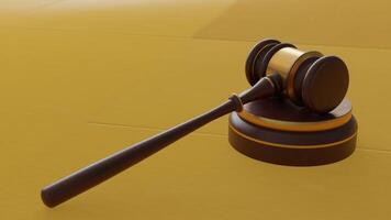 wooden gavel with different different angle view photo