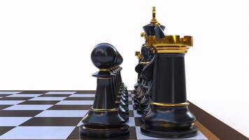 chess board game with different different angle view photo