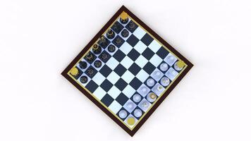 chess board game with different different angle view photo