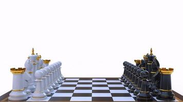 chess board game with different different angle view photo