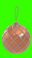 Christmas Ornaments for Tree Decoration with green background photo