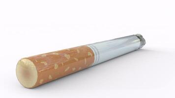 cigarette with white background photo