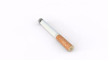 cigarette with white background photo
