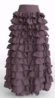 different different style skirt with white background photo