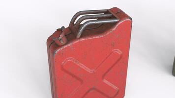 oil can with different different angle view and white background photo