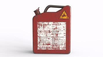 oil can with different different angle view and white background photo