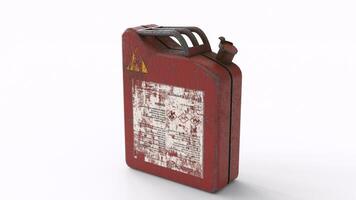 oil can with different different angle view and white background photo