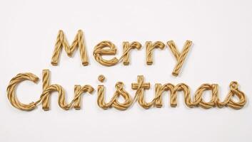 A goldenthreaded message reads Merry Christmas photo