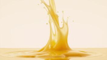 Isolated melted cheese image showcases dynamic flow with drips and bubbles Cheese Dynamics photo
