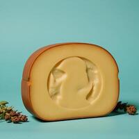 Traditional Polish Oscypek cheese showcases unique shapes patterns crafted by hand in the mountains photo