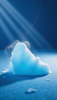 Blue and white backdrop featuring sparkling light effects on delicate textures gentle photo