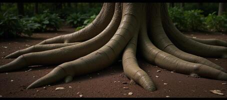 Tree of Life depicting its extensive root system photo
