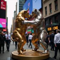 Market Volatility as represented by the Gold Bull Bear Dynamic photo