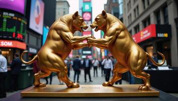 Market Volatility as represented by the Gold Bull Bear Dynamic photo