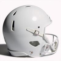 White sideview football helmet photo
