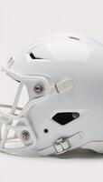 White sideview football helmet photo